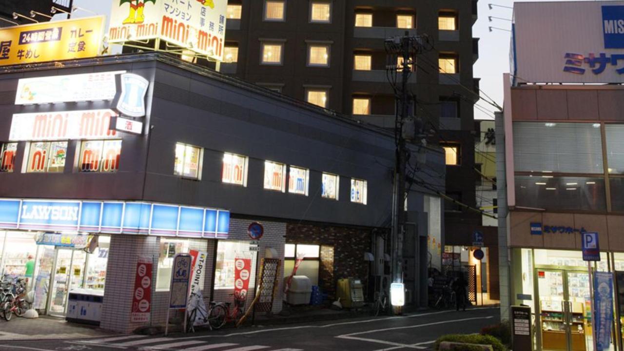 Toyoko Inn Okayama Eki Nishi Guchi Migi Buitenkant foto