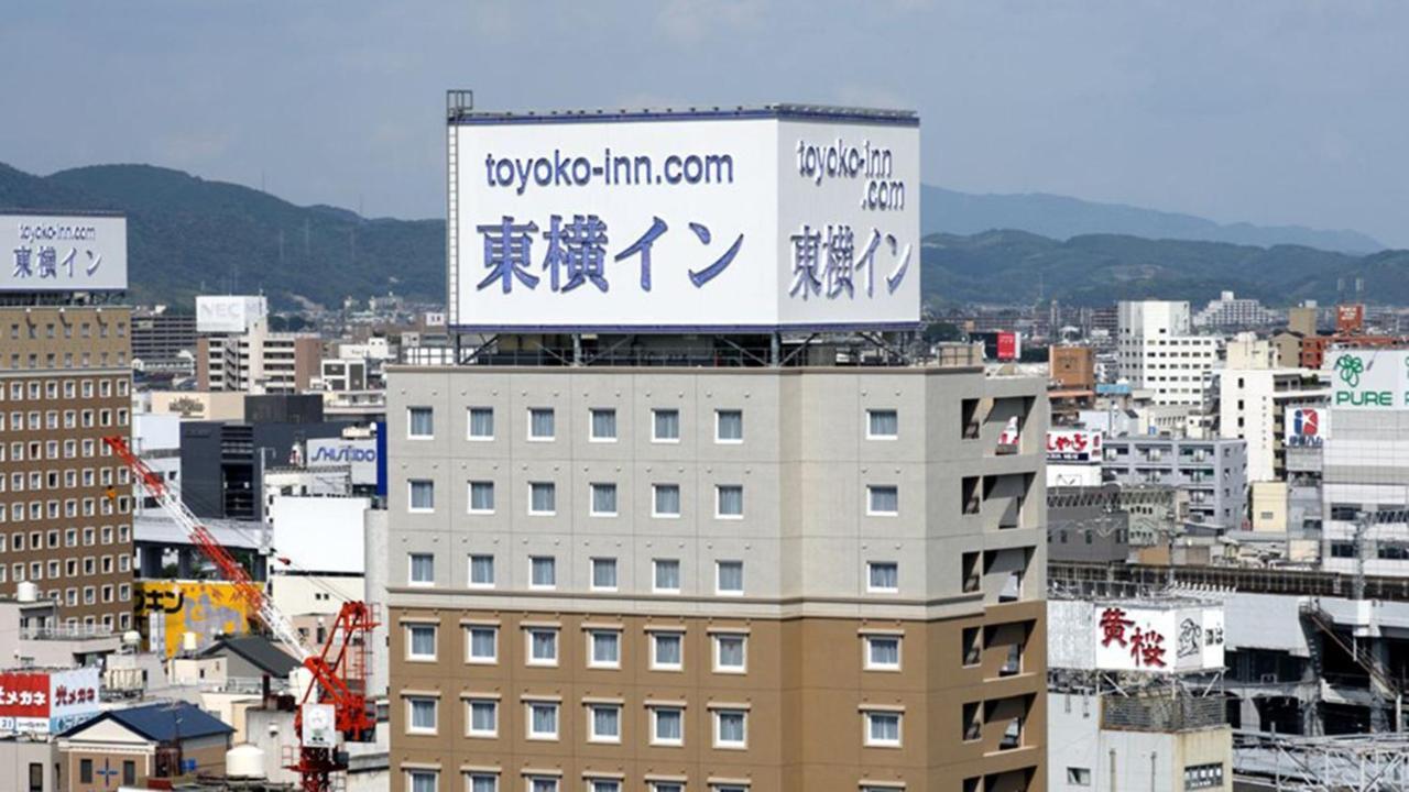 Toyoko Inn Okayama Eki Nishi Guchi Migi Buitenkant foto