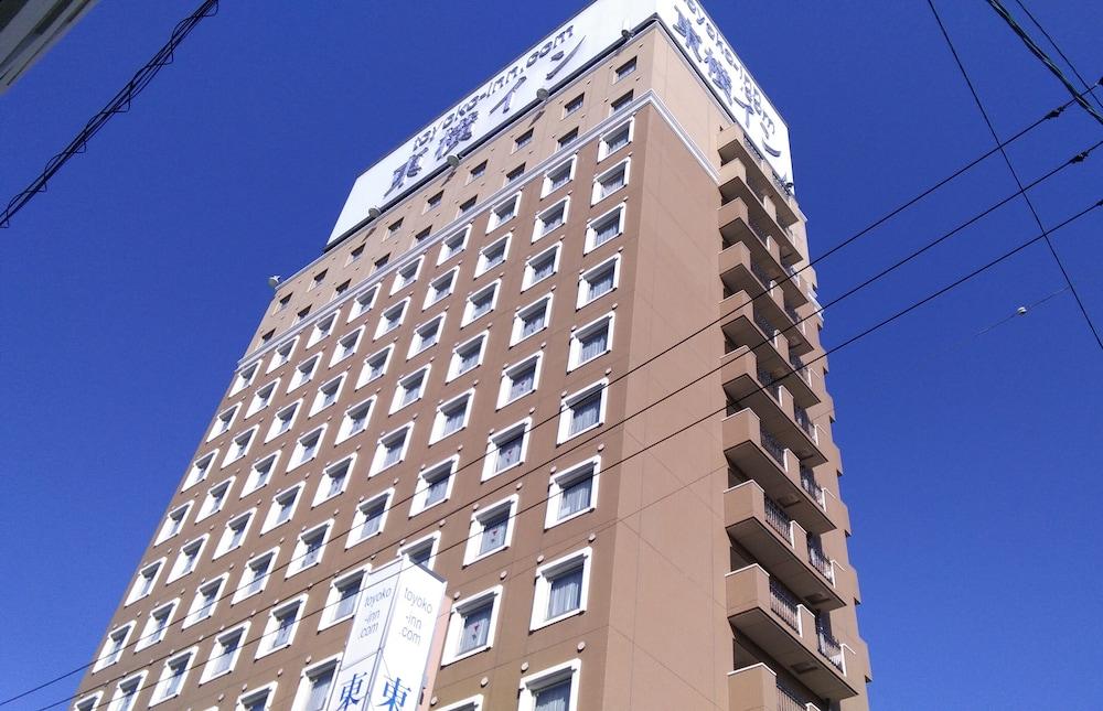 Toyoko Inn Okayama Eki Nishi Guchi Migi Buitenkant foto
